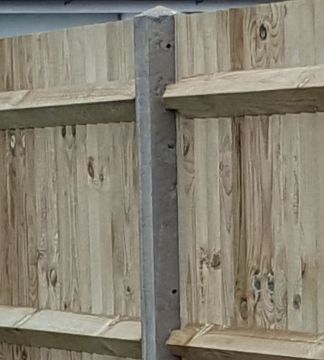 Morticed Concrete Intermediate Post