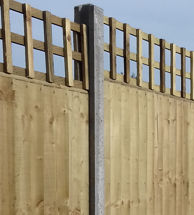 Slotted Concrete Intermediate Post