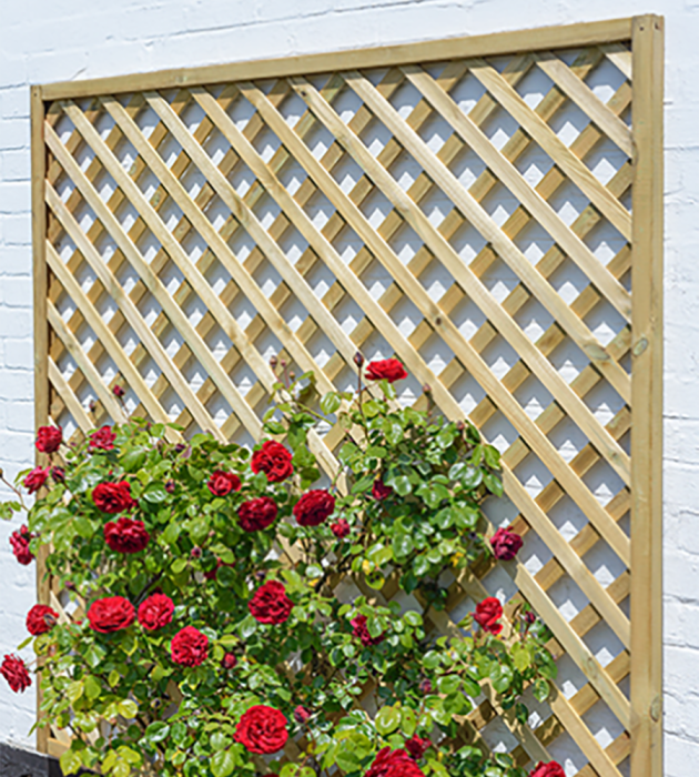 Heavy duty diamond trellis