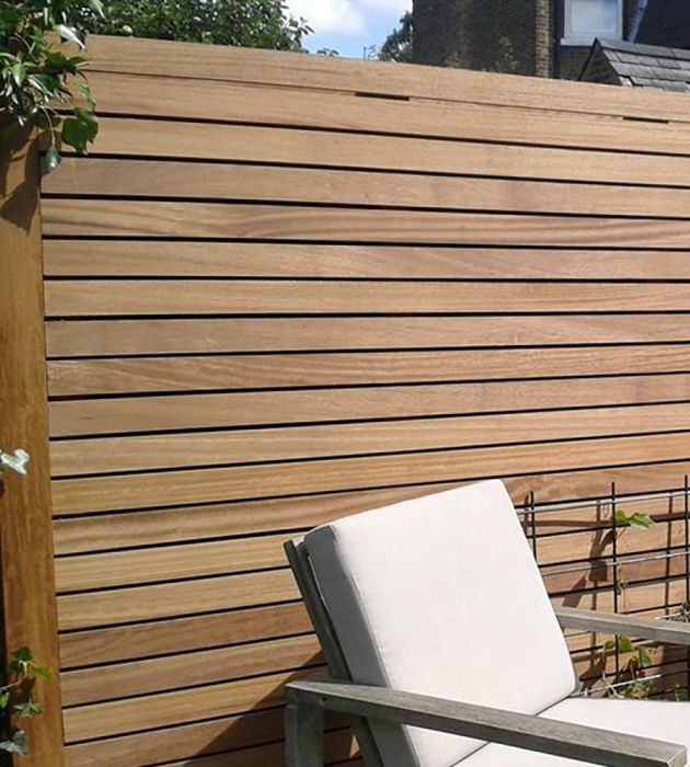 Bespoke Iroko Lateral Trellis