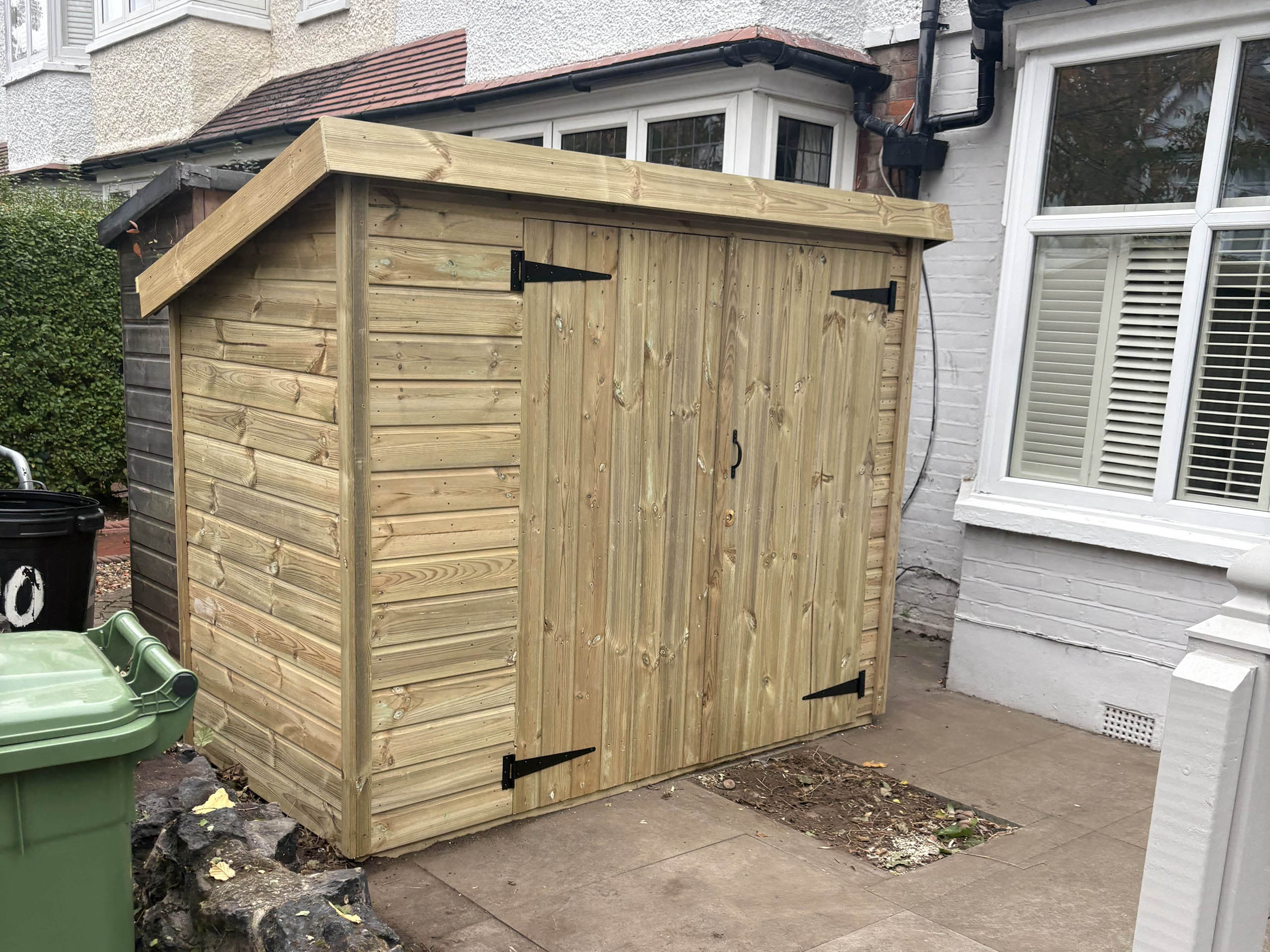 Mini Shed – with rear sloping roof